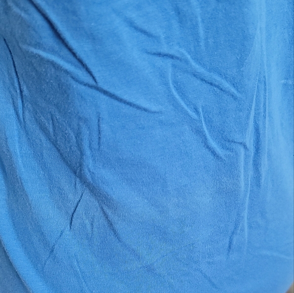 Vintage Y2K Xhilaration Relax In Beverly Hills Soft Blue Sleep Top Size Large - Picture 6 of 6